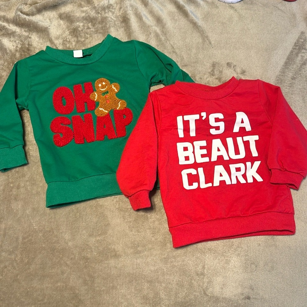 Holiday sweater bundle 12-18 months